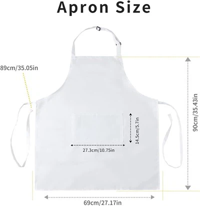 Bir marta ishlatiladigan to'qilmagan apron